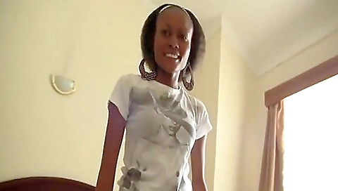 Black Girl Adesina Sucking Big White Cock In Porn Casting