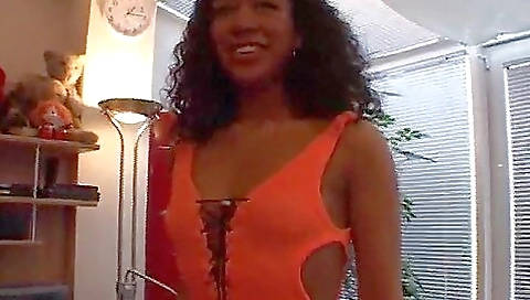 Super Attractive German Ebony Knows Hot To Ride A Loaded Cock